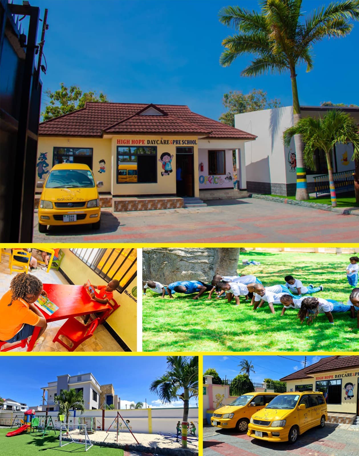 School building and activities